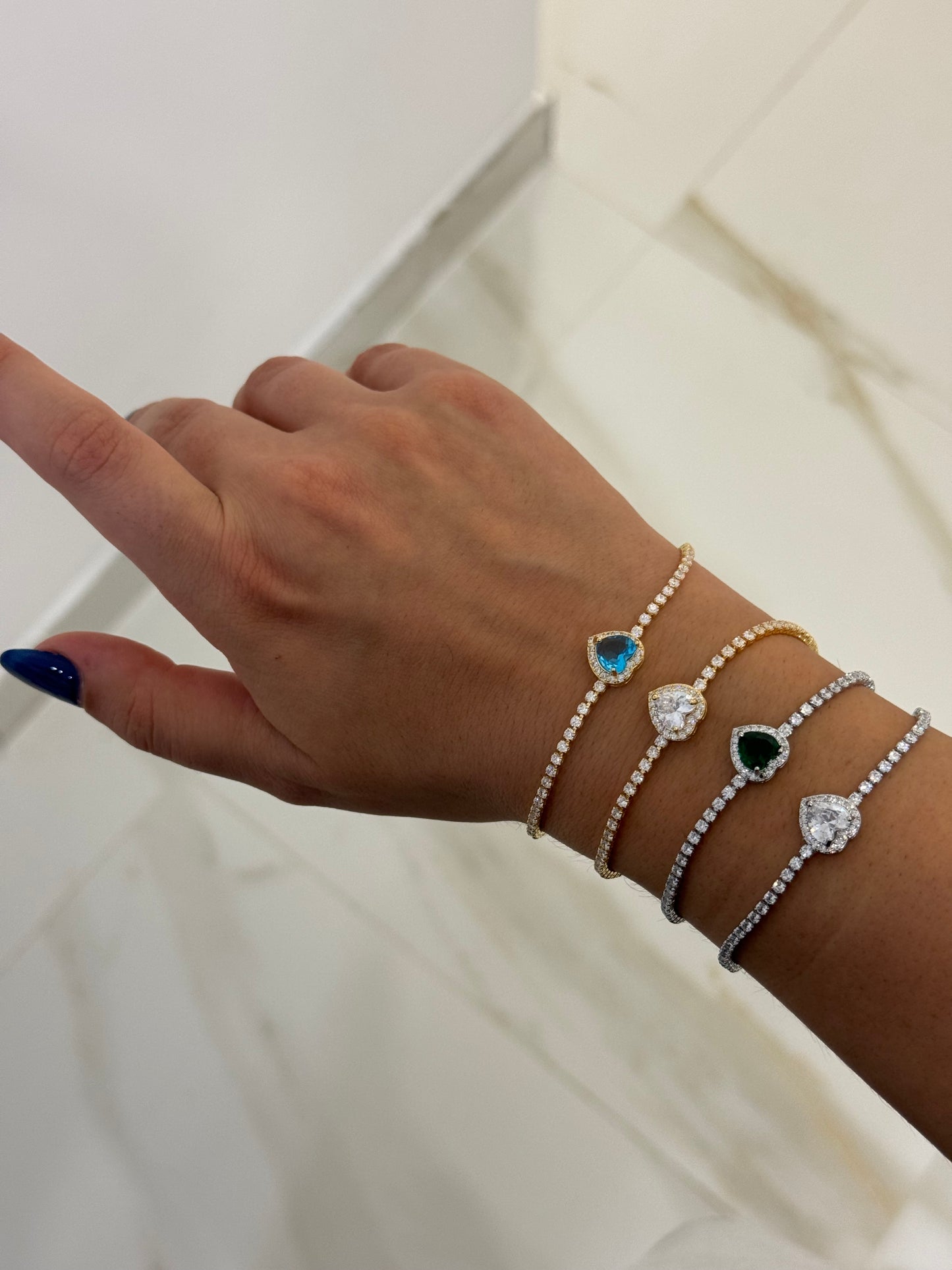 Bracciale tennis amore