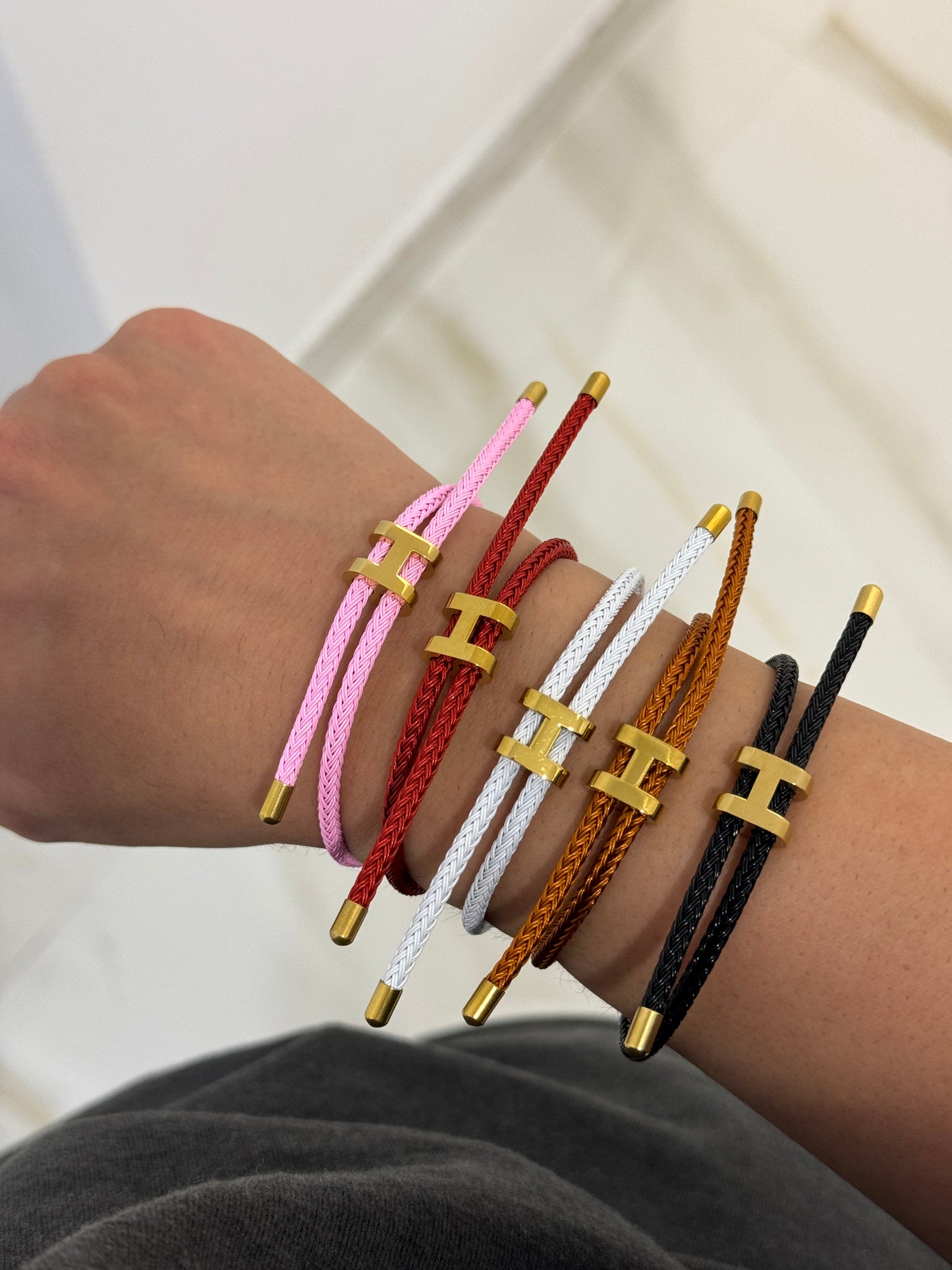 Bracciale cordino H