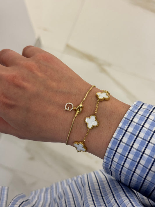 Bracciale nodo + lettera