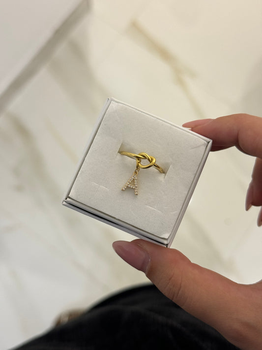 Anello nodo + lettera