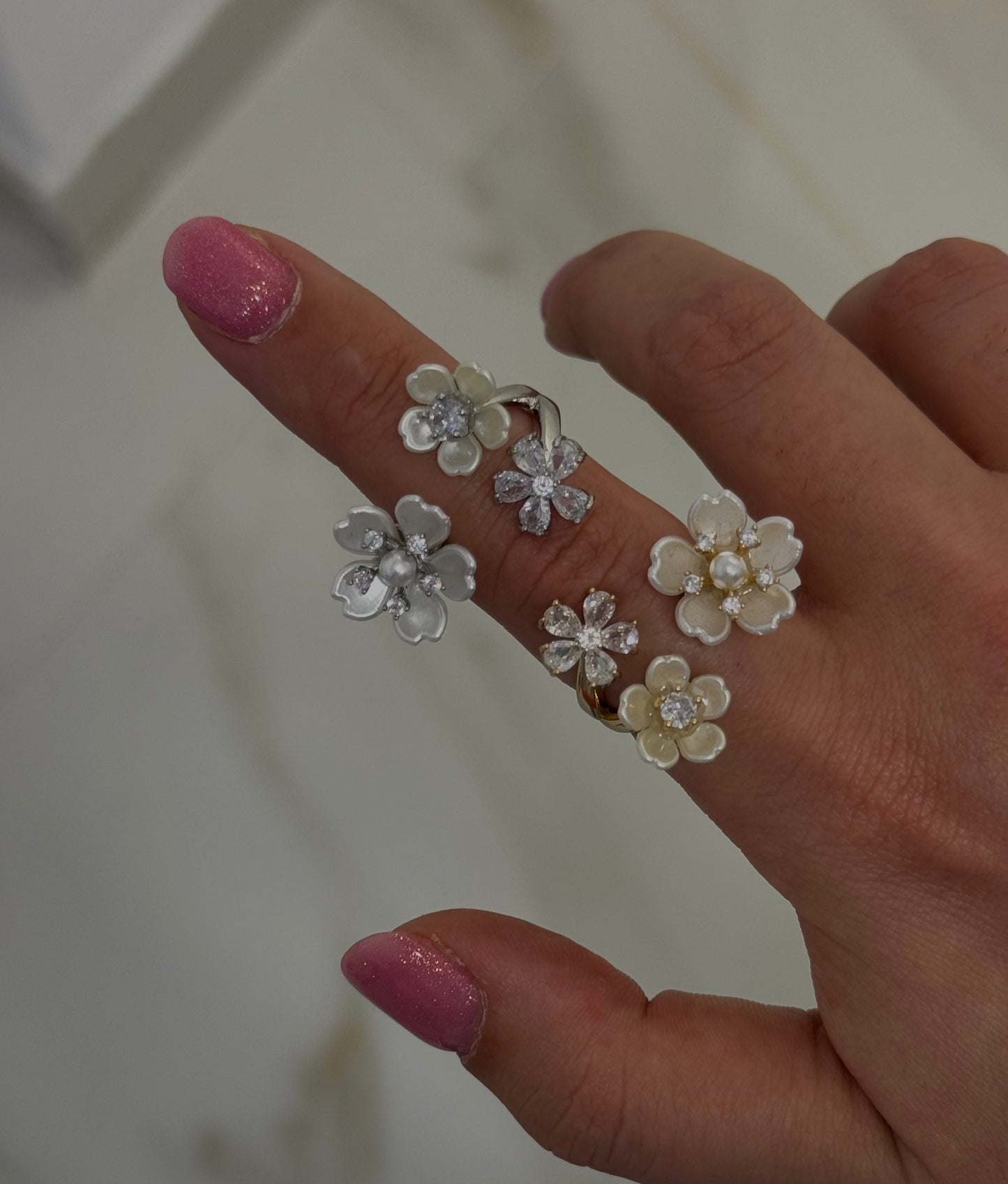 Anello 3 fiori