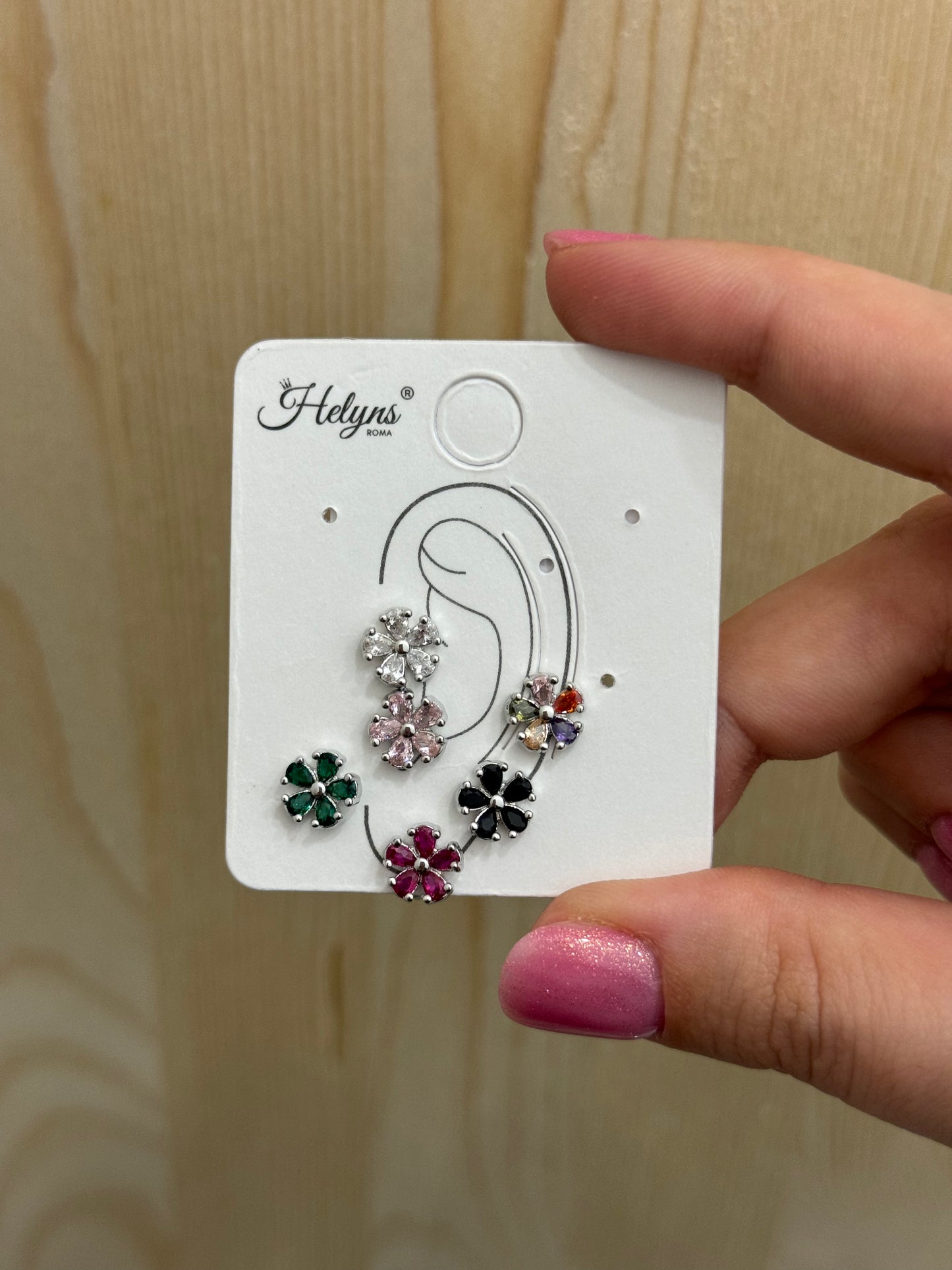 Set orecchini fiori