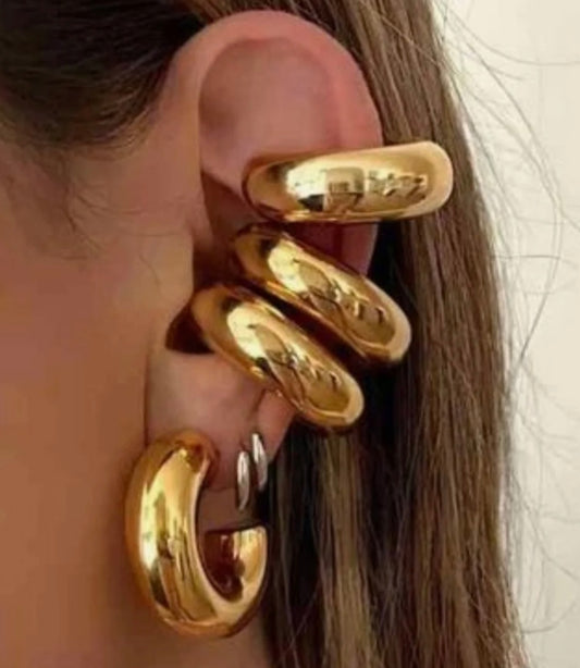 Ear cuff bombato