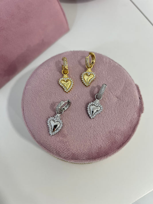 Orecchini sacro cuore